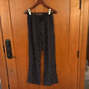 Brandy Melville Dark Blue Floral Pants